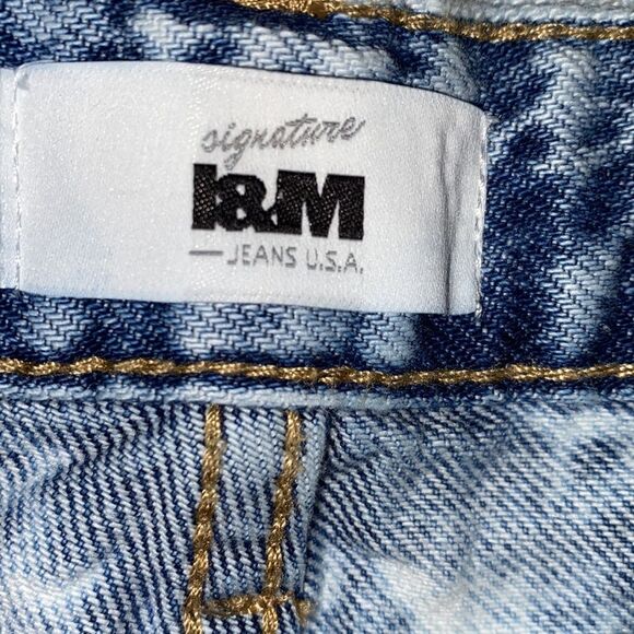 L&M acid washed distressed shorty shorts size large - Picture 8 of 12